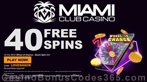 miami club casino free spins no deposit
